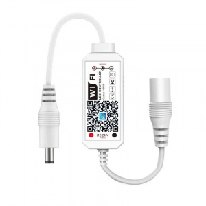 Огонек OG-LDL21 LED контроллер DC 12-24В (Wi-Fi,один цвет, 5.5мм)
