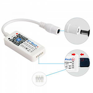 Огонек OG-LDL32 LED контроллер DC 5-24В (Bluetooth, RGBW, 5PIN)