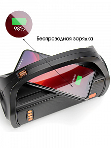 Fepe FP-03-W радиоприёмник аккумуляторный (USB,TF,Bluetooth, беспрв.ЗУ)