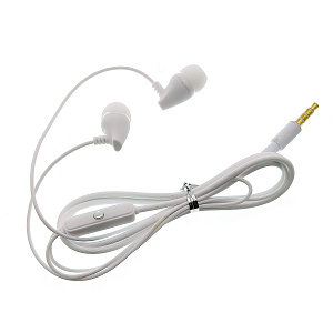 Орбита OT-ERG56 Белые наушники-гарнитура (3.5мм)