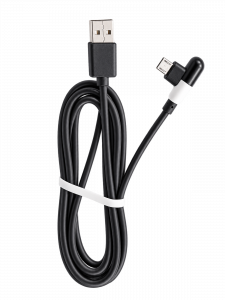 Орбита OT-SMM57 Черный кабель USB 2.4A (microUSB) 1м угловой