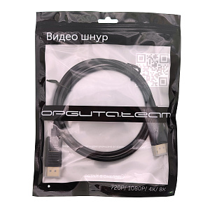 Орбита OT-AVW60 кабель штекер DISPLAY PORT - штекер DISPLAY PORT 1м (v1.2)