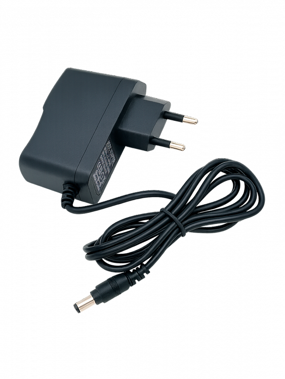 Блок питания 5В 1.5А универсальный адаптер сетевой со штекером 5.5х2.5 мм Орбита OT-APB01 Черный