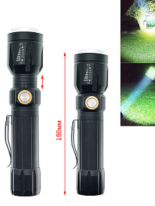 Патриот PT-FLR06 фонарь ручной (1L, 18650.,ZOOM)