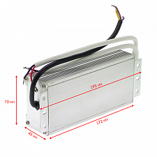 Блок питания 24В для светодиодной ленты IP67 импульсный Орбита OT-APB127