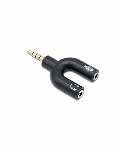 EZRA AD04 переходник (штекер 3.5мм - 2 гнезда 3.5мм)