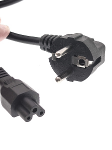 Кабель питания сетевой C5 для ноутбука 1.5м Орбита OT-ELS03 Черный