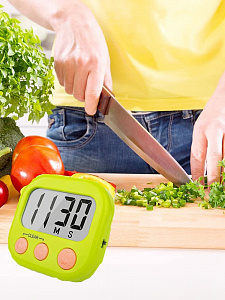 Таймер кухонный электронный Орбита OT-HOM22 Зеленый