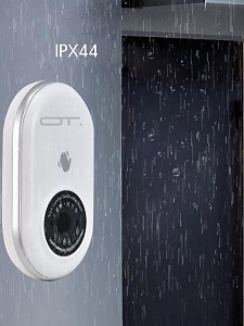 Звонок беспроводной сетевой 45 мелодий Орбита OT-HOC20 Белый