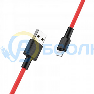 HOCO X29 Красный кабель USB 2A (iOS Lighting) 1м