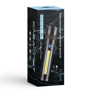 Фонарь ручной аккумуляторный, с PowerBank Следопыт PT-FLR39