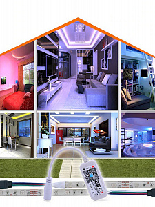 Огонек OG-LDL22 LED контроллер DC 12-24В (Wi-Fi, RGB, 4PIN)