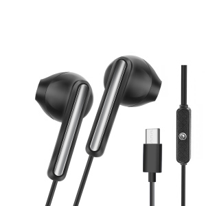 Наушники проводные гарнитура Type-C с микрофоном Орбита OT-ERG60 Черные