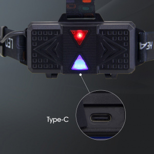 Патриот PT-FLG50 фонарь налобный (1L, 2*18650, ZOOM)