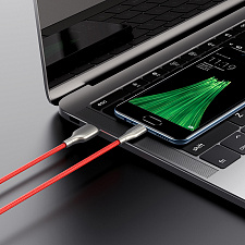 BOROFONE BX45 Красный кабель USB 2.4A (microUSB) 1м