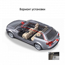 Камера заднего вида автомобильная врезная 500ТВЛ TDS TS-CAV14 Белая