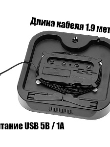 Часы настенные электронные с температурой и пультом Орбита OT-CLW20 Зеленые