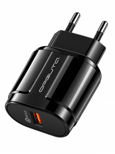 Зарядное устройство для телефона, Быстрая зарядка 15W адаптер QC 3.0 Орбита OT-APU28 Черный