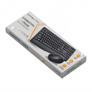 Клавиатура беспроводная и мышь Bluetooth мембранный комплект Орбита OT-PCM73