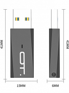 Орбита OT-PCC33 переходник (гнездо Type-C - штекер USB 3.0)