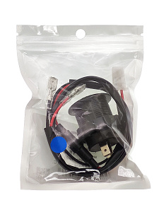 Врезной вольтметр с экраном для лодок и авто12-24В TDS TS-CAU59 Красный