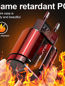 Зарядное устройство для телефона, Быстрая зарядка 20W адаптер QC 3.0 Орбита OT-APU28 Черный