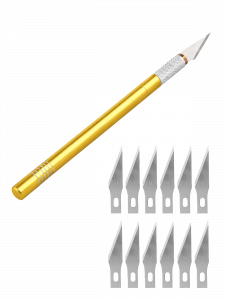 Канцелярский нож со сменными лезвиями Патриот PT-INO03