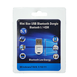 Bluetooth адаптер 5.1 для ПК и ноутбука Орбита OT-PCB16 Белый