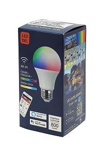 Орбита OT-HOS10 Умная лампочка (E27,9Вт, Wi-Fi)