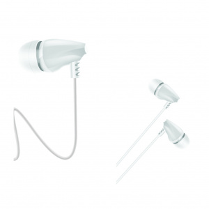 Орбита OT-ERG56 Белые наушники-гарнитура (3.5мм)