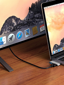 BOROFONE DH2 переходник (гнездо HDMI/USB - штекер Type-C)