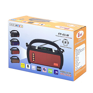 Fepe FP-03-W радиоприёмник аккумуляторный (USB,TF,Bluetooth, беспрв.ЗУ)