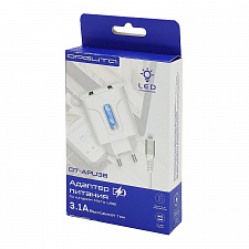 Орбита OT-APU38 ЗУ с 2*USB + кабель Micro USB (5В, 2400mA)