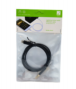 Орбита OT-SMI01 кабель (штекер Lightning-штекер 3.5мм) 1м