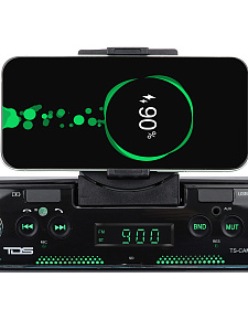 Магнитола для авто 1 DIN с пультом с Bluetooth, AUX, USB универсальная TDS TS-CAM20