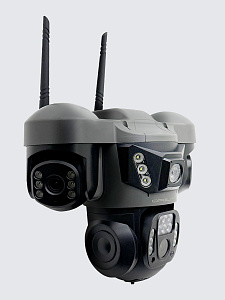 Камера видеонаблюдения Wi-Fi уличная поворотная 2 Mp*3 Орбита OT-VNI68A