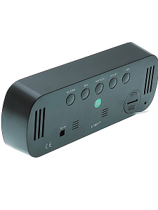 Часы электронные настольные от сети с будильником и термометром VST 895Y-1 Красные