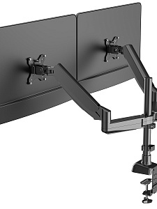 Кронштейн для двух мониторов настольный поворотный до 27 дюймов Орбита OT-HOD23