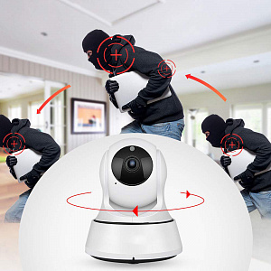 Орбита OT-VNI21 Белая видеокамера IP-WI-FI (1920*1080, 2Mpix, 3,6мм, пластик)