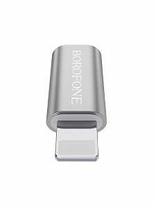 BOROFONE BV5 переходник (гнездо MicroUSB - штекер Lightning)