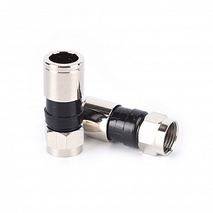 Орбита OT-AVT17 штекер F компрессионный-обжимной (RG-6 резин.кольцо) (УПАКОВКА 50ШТ)