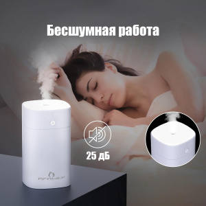 Увлажнитель воздуха для дома и авто с подсветкой 400мл Огонек OG-HOM07