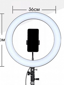 Огонек OG-SMH03 лампа кольцевидная со штативом (36см)