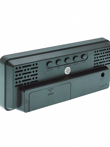 Часы электронные настольные от сети с будильником и термометром VST 898-1 Красные