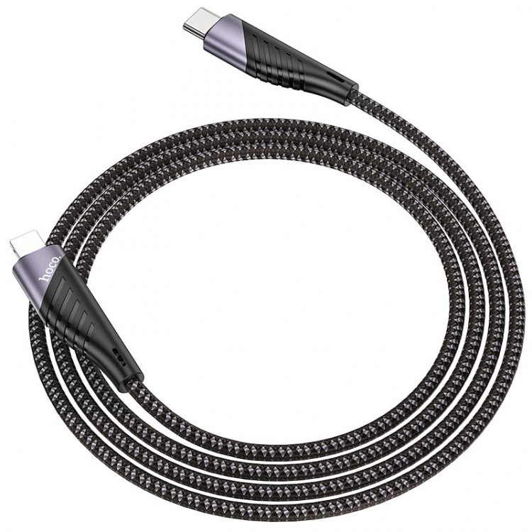 HOCO U95 Черный кабель PD20W (iOS Lighting-TYPE-C) 1.2м
