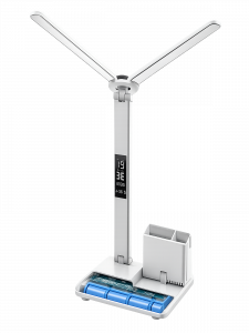 Лампа настольная для школьника с органайзером Огонёк OG-LDP40B