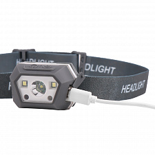 Патриот PT-FLG39 фонарь налобный (3L, аккум, дат.движ)