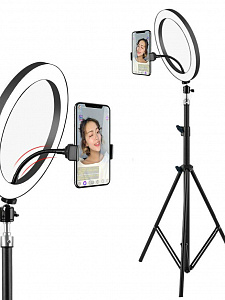 Огонек OG-SMH03 лампа кольцевидная со штативом (36см)