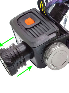 Патриот PT-FLG13 фонарь налобный (1L, 18650.,ZOOM)