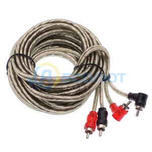 Межблочный аудио кабель 2RCA для авто 5 метров TDS TS-CAD11